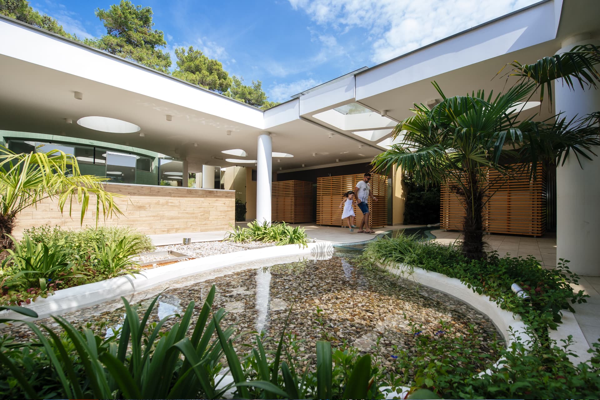 Ultramoderne sanitaire voorzieningen in het Zaton Holiday Resort Ultramoderne sanitaire voorzieningen in het Zaton Holiday Resort