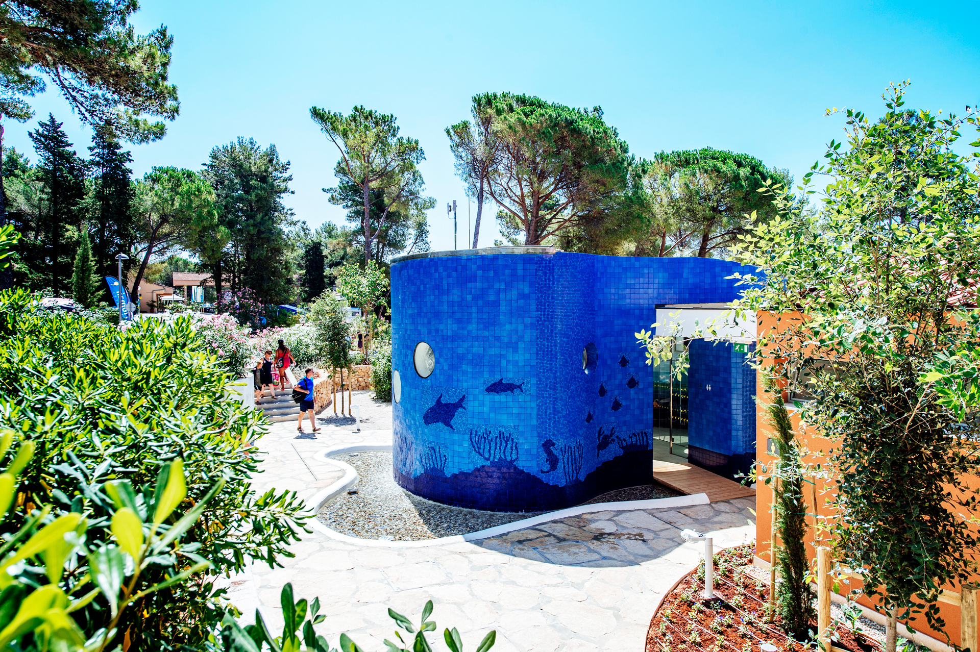 Moderne und saubere Sanitäranlagen im Zaton Holiday Resort Moderne und saubere Sanitäranlagen im Zaton Holiday Resort